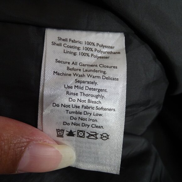 Eddie Bauer Womens Weatheredge Hooded Parka Trench Coat Size 3X Gray Long Sleeve - Picture 8 of 14